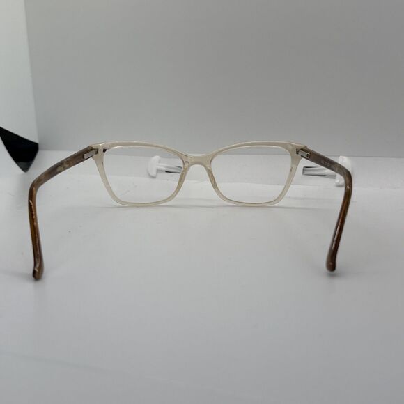 Via Spiga Dulcina Zyloware Eyeglasses Frame 600 Women's Brown Plastic 52-16 135 - Picture 5 of 9